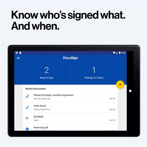Experience it for yourself. . Download docusign